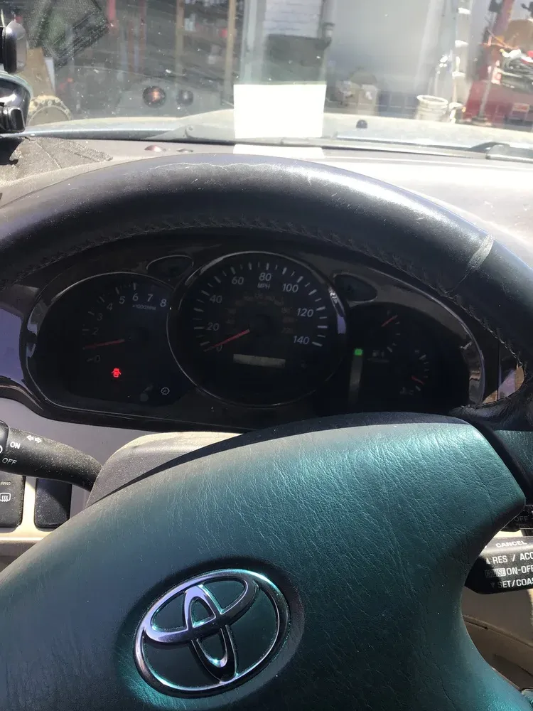 VSC stability control warning light on